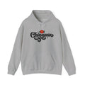 Chingona Hoodie – Script Logo with Rose, Bold Latina Pride Pullover