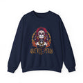 Crewneck Sweatshirt – Que Ves Perra Floral Skull Graphic