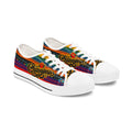 Women's Low Top Sneakers — Colorful 'Chingona' Aztec Print Casual Sneakers