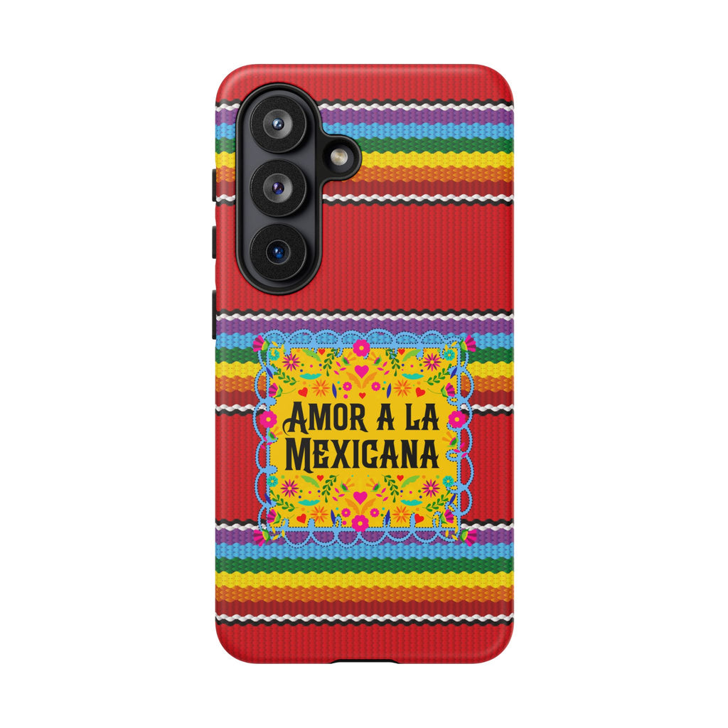 Phone Case — 'Amor a la Mexicana' Colorful Mexican Serape Design
