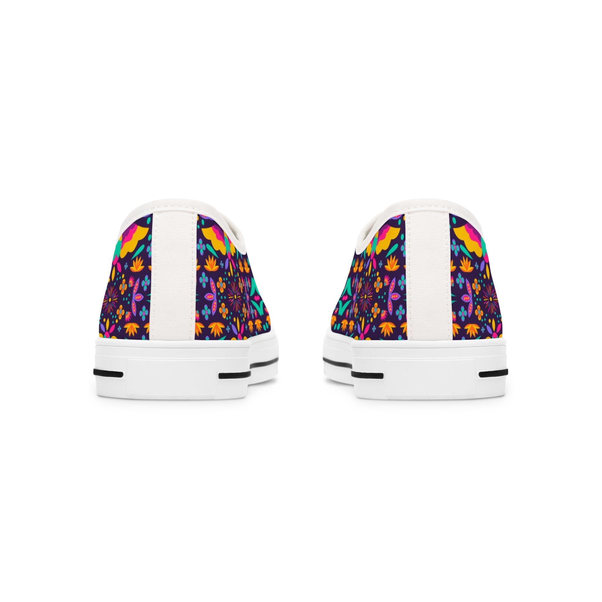 Low Top Sneakers — Colorful Boho Kaleidoscope Pattern for Women