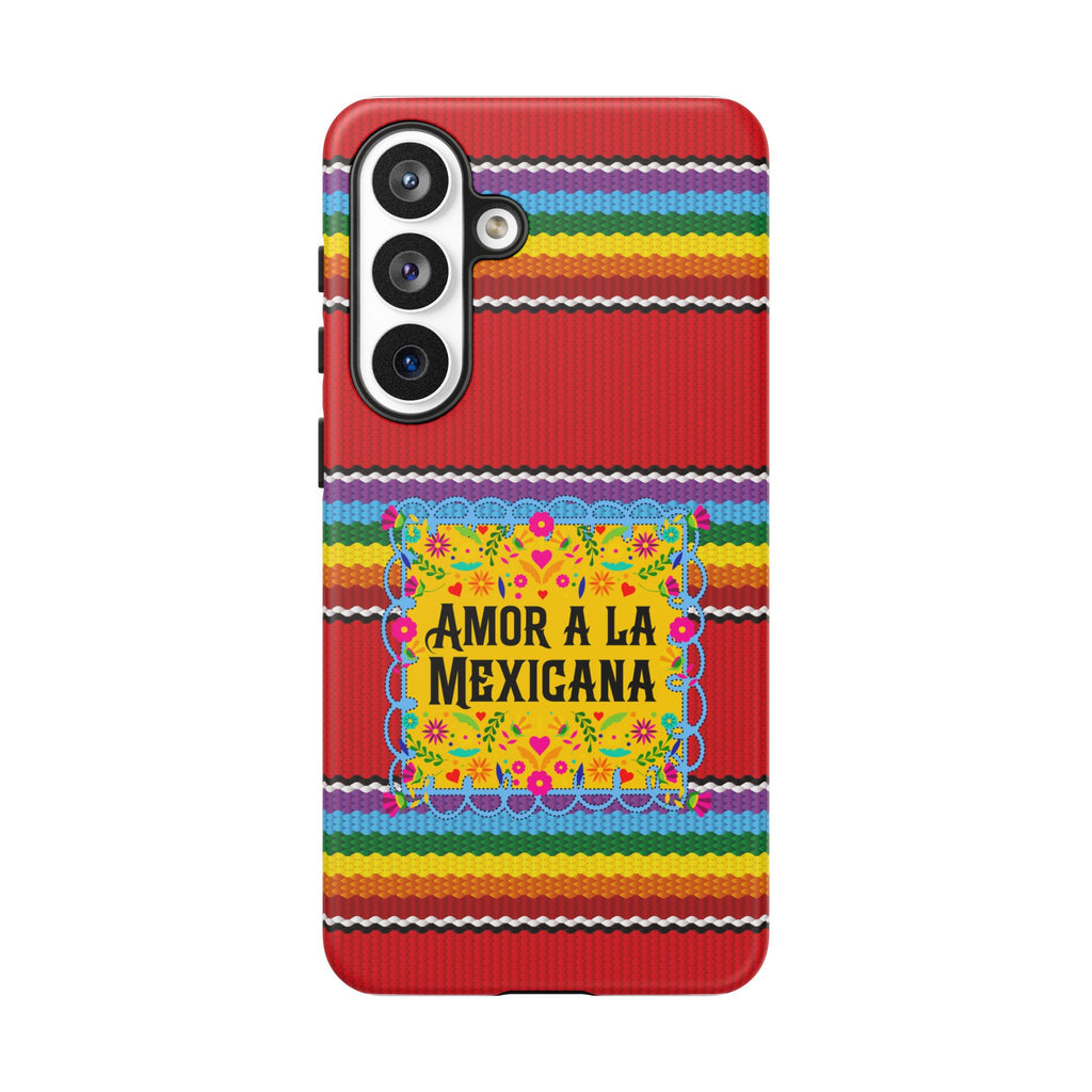 Phone Case — 'Amor a la Mexicana' Colorful Mexican Serape Design