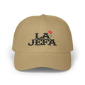 La Jefa Dad Cap – Embroidered Floral "La Jefa" Baseball Hat
