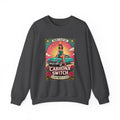 Crewneck Sweatshirt — "Don't Flip My Cabrona Switch" Retro Pin-Up Graphic