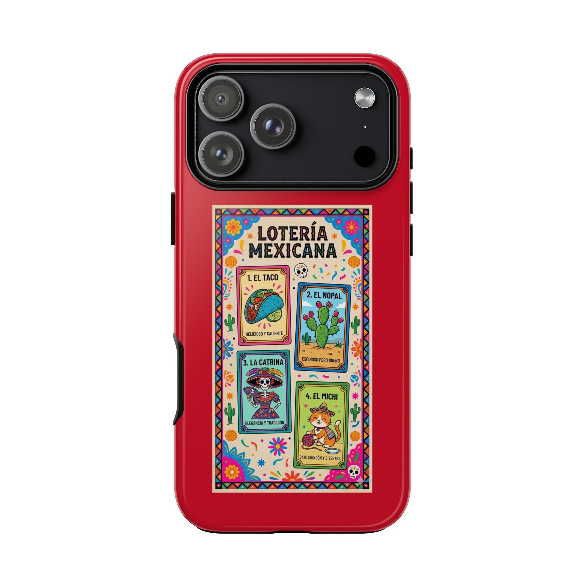 Lotería Mexicana Tough Phone Case — Colorful Mexican Bingo Art for iPhone