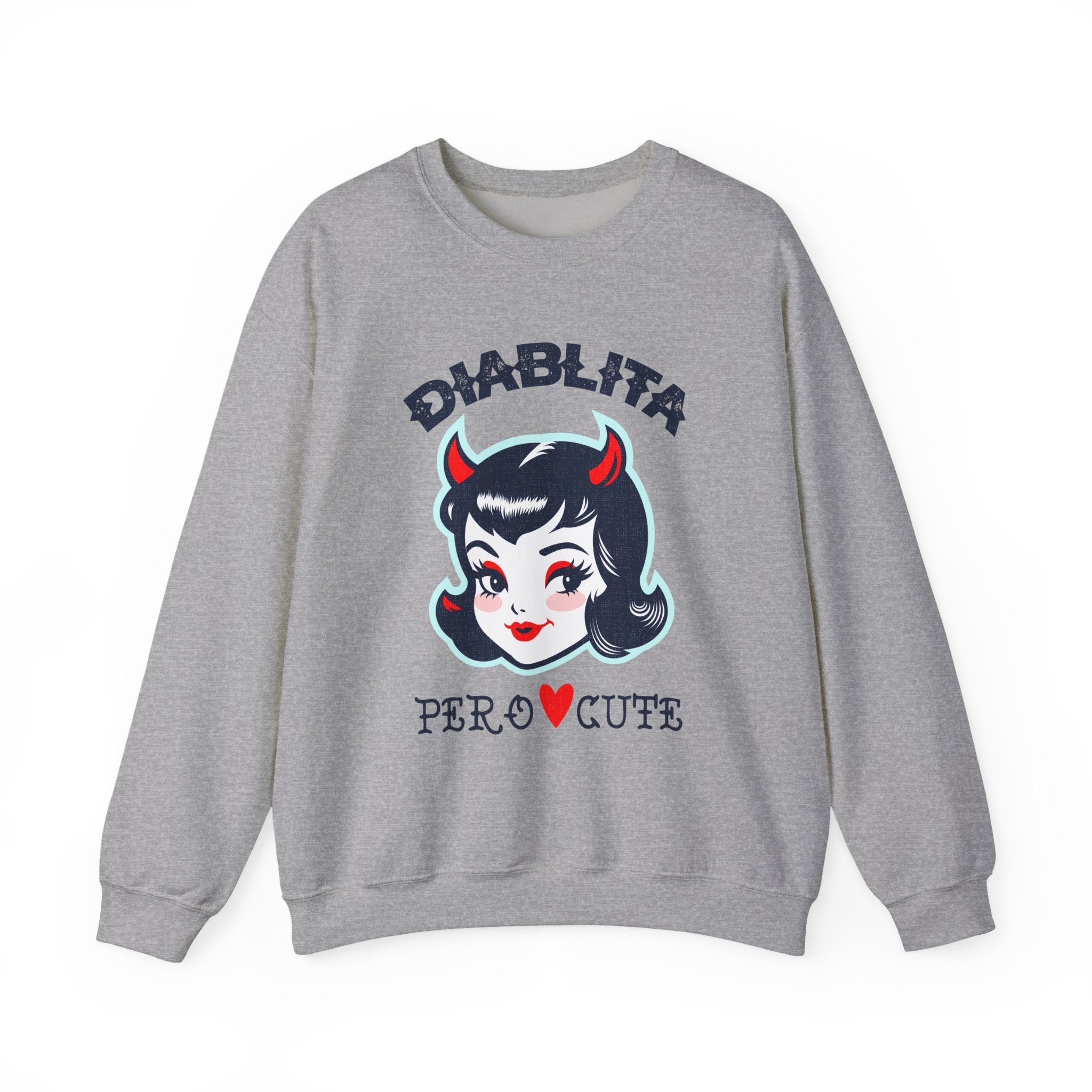 Diablita Pero Cute Crewneck Sweatshirt