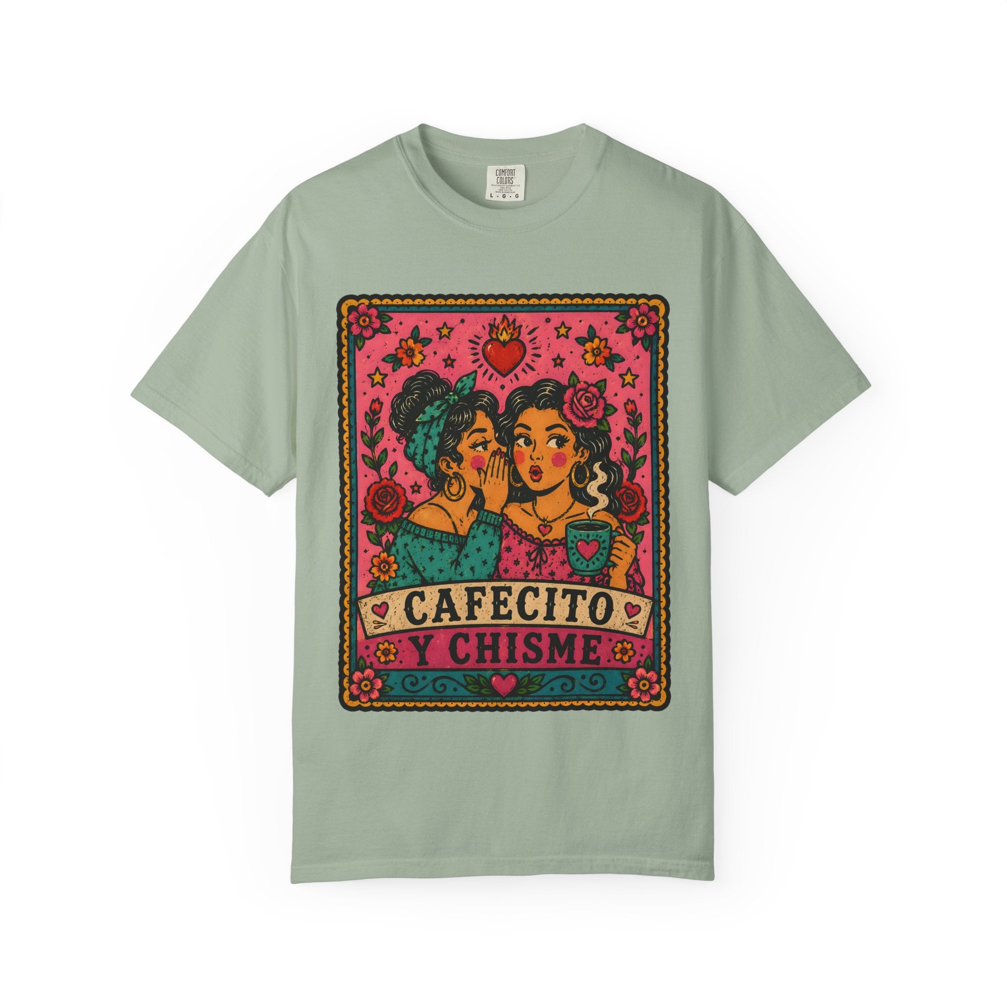Cafecito y Chisme Graphic T-Shirt