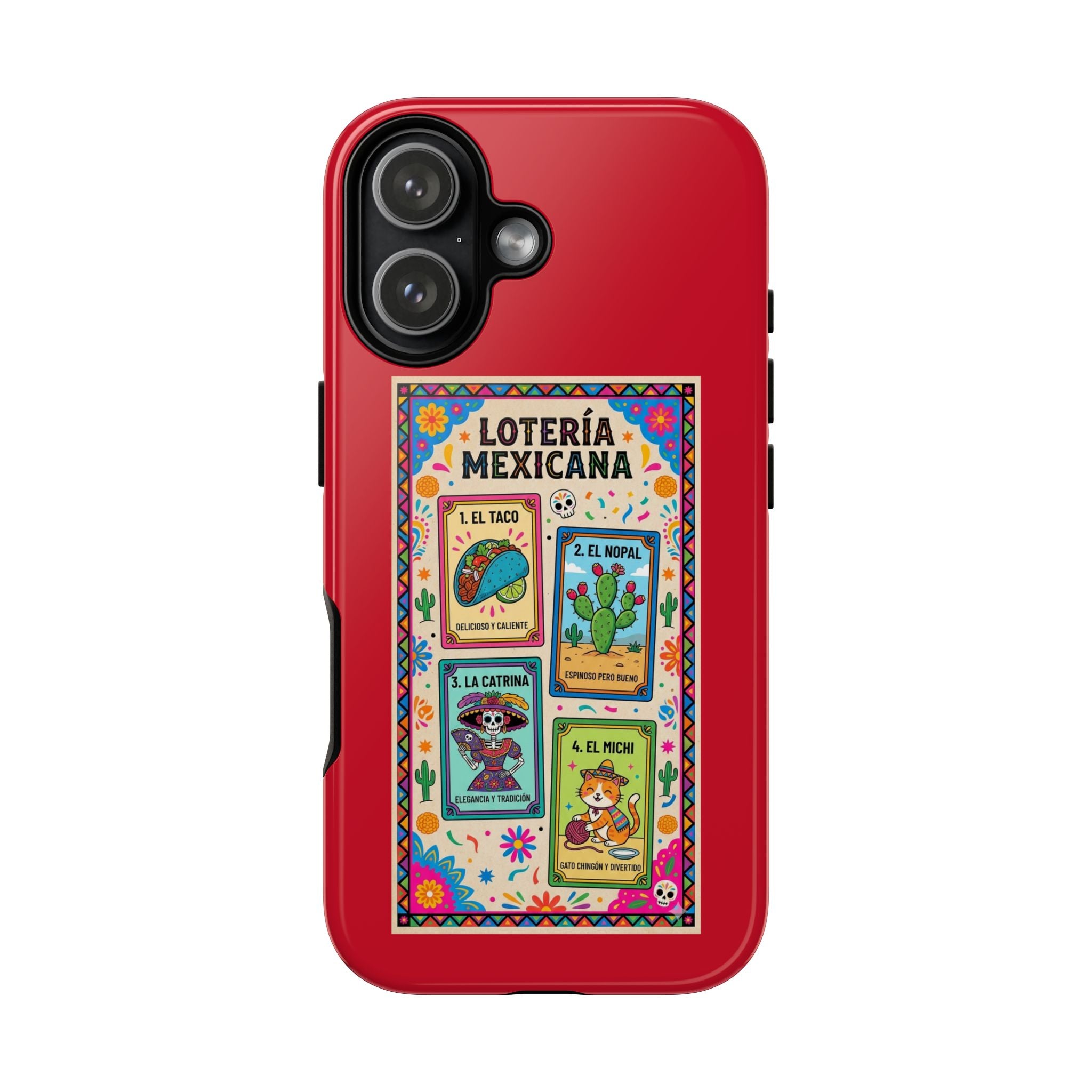Lotería Mexicana Tough Phone Case — Colorful Mexican Bingo Art for iPhone