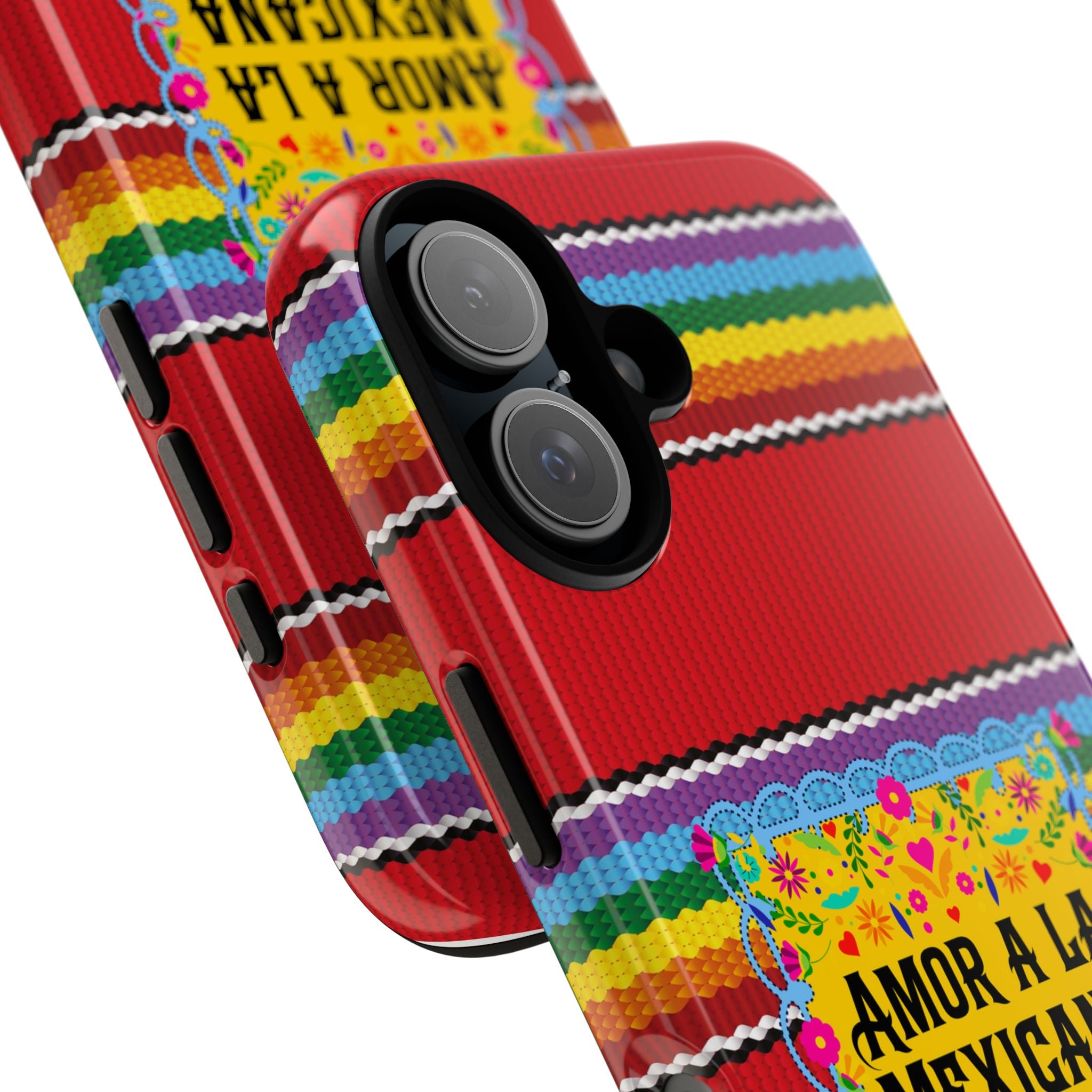 Phone Case — 'Amor a la Mexicana' Colorful Mexican Serape Design