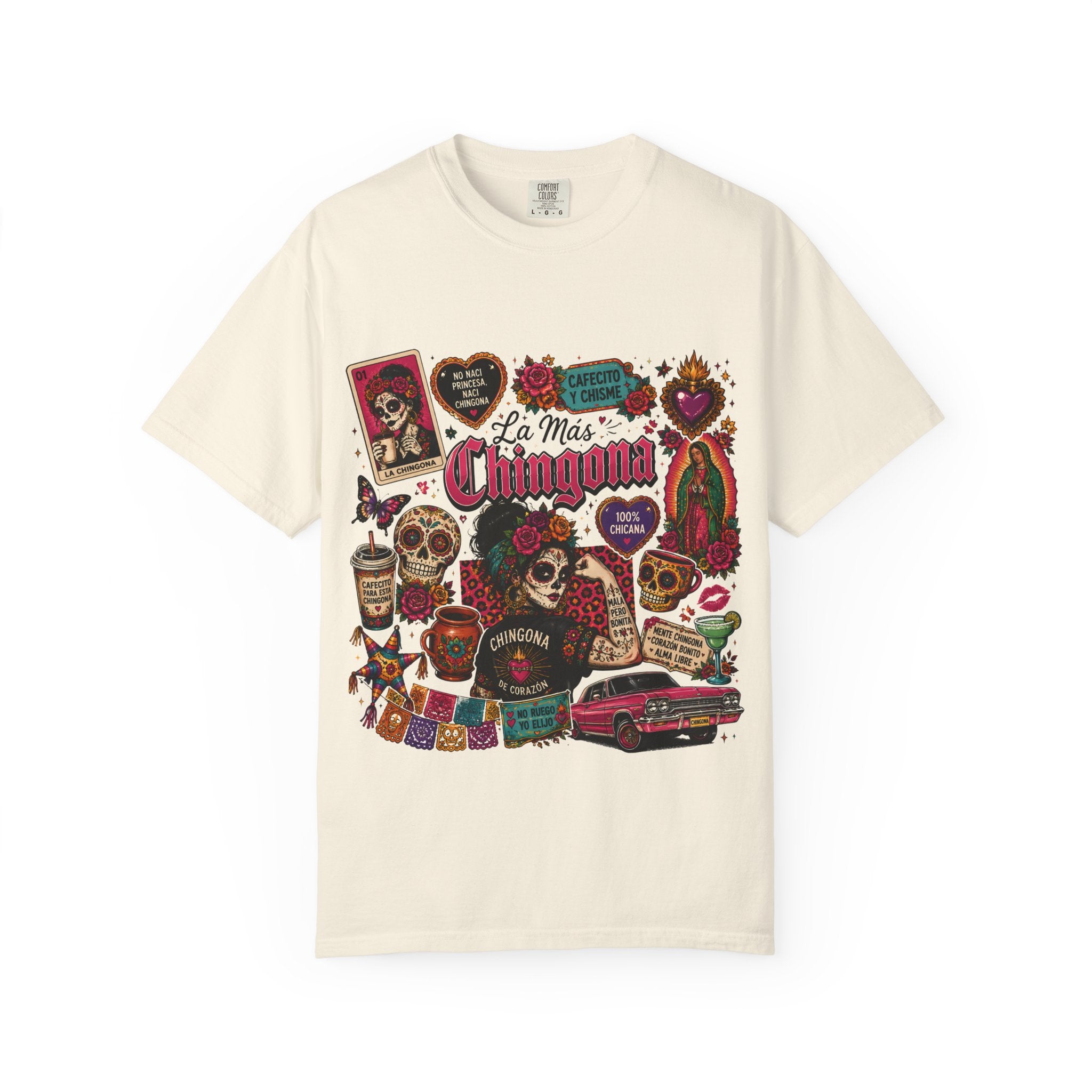 Chingona Dia de los Muertos T-Shirt