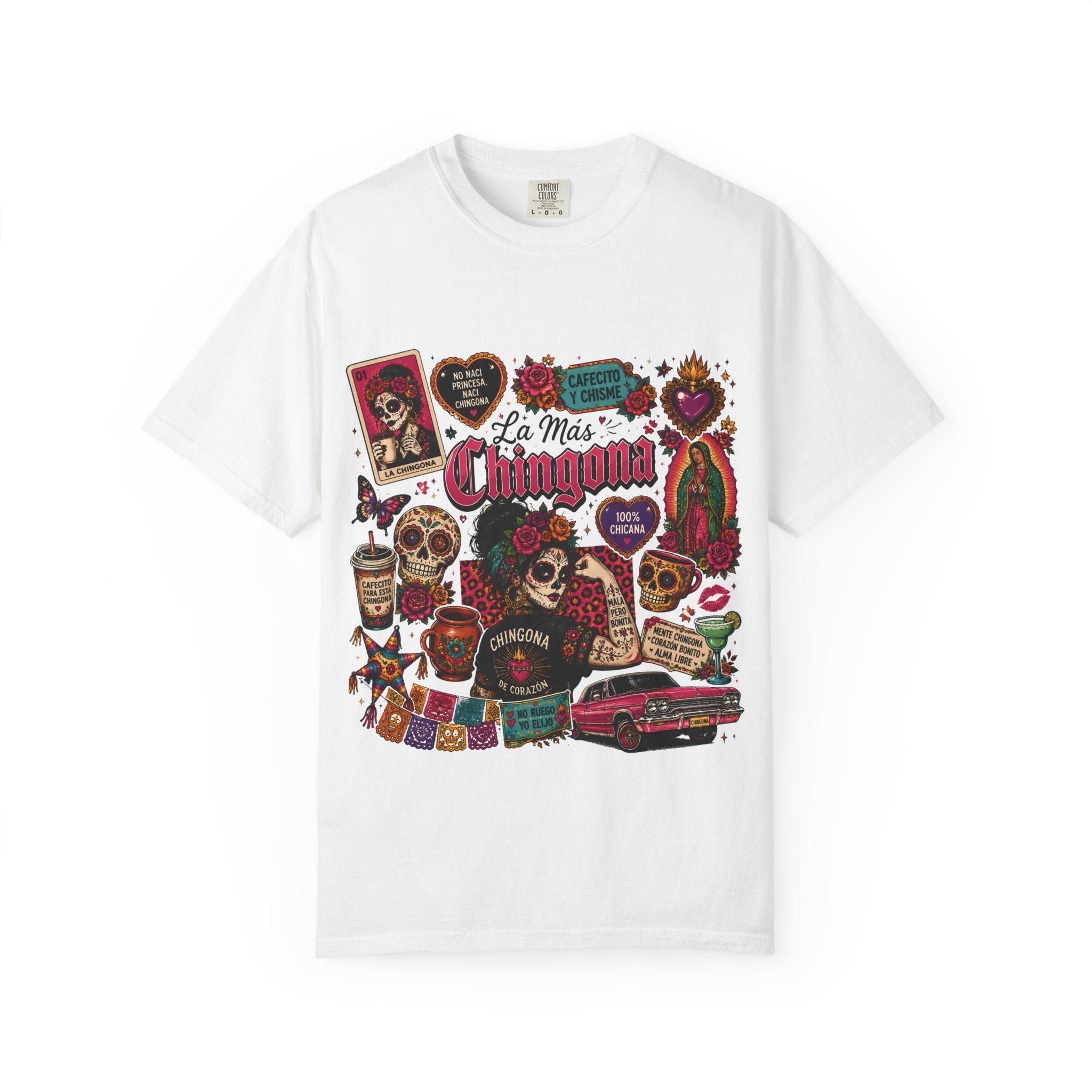 Chingona Dia de los Muertos T-Shirt