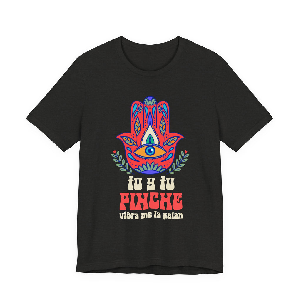 Graphic Tee — Hamsa Eye 'Tu y Tu Pinche' Floral Design