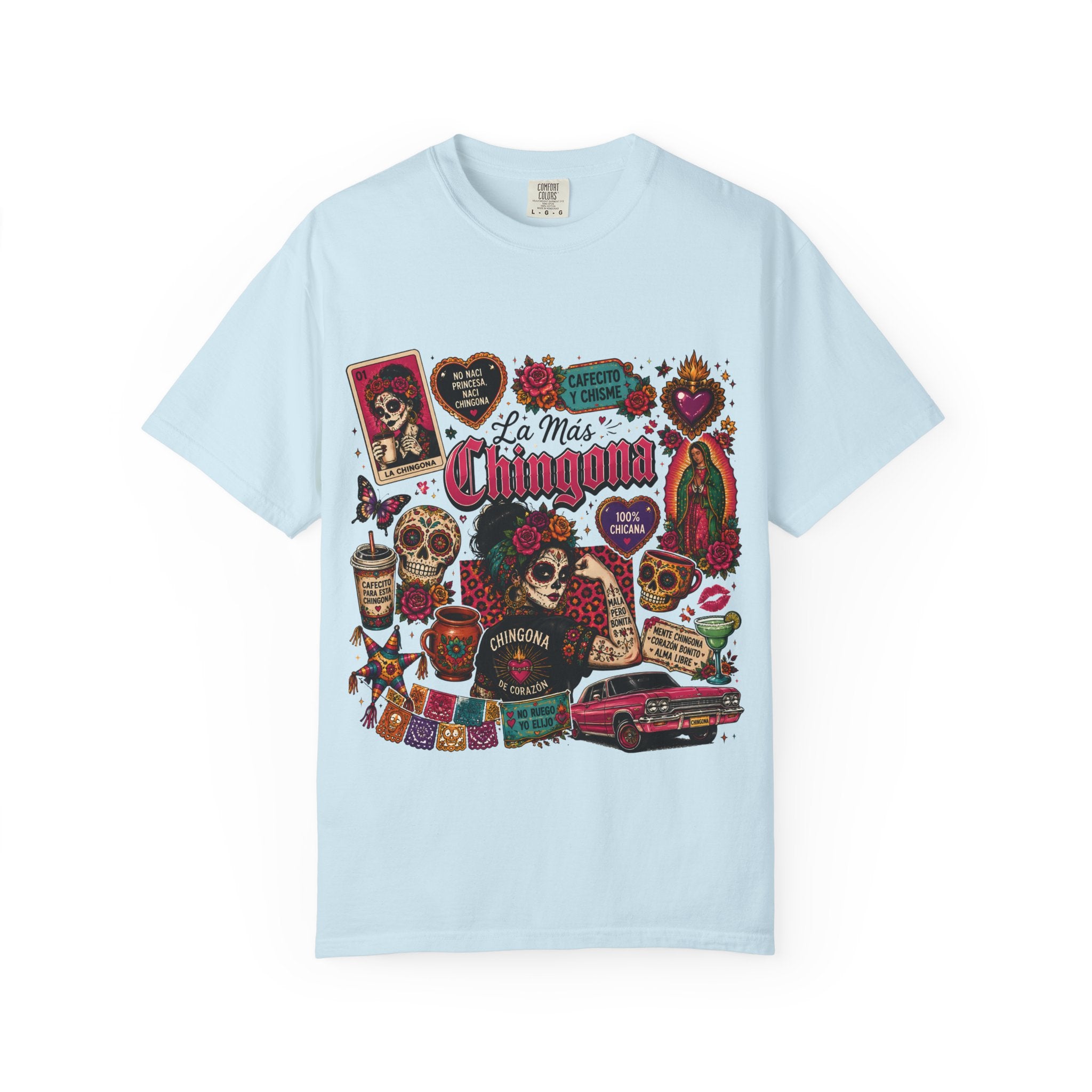 Chingona Dia de los Muertos T-Shirt