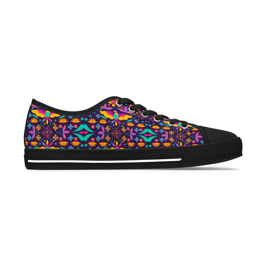 Low Top Sneakers — Colorful Boho Kaleidoscope Pattern for Women