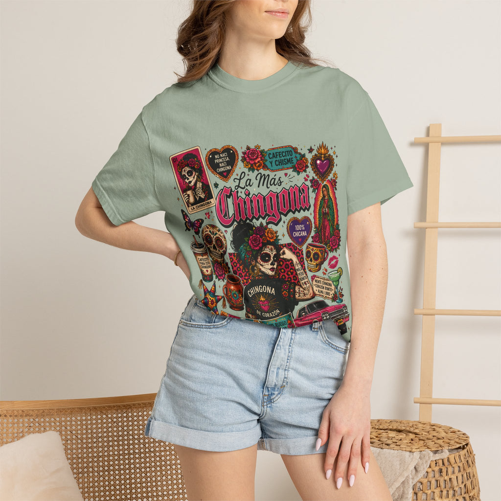 Chingona Dia de los Muertos T-Shirt