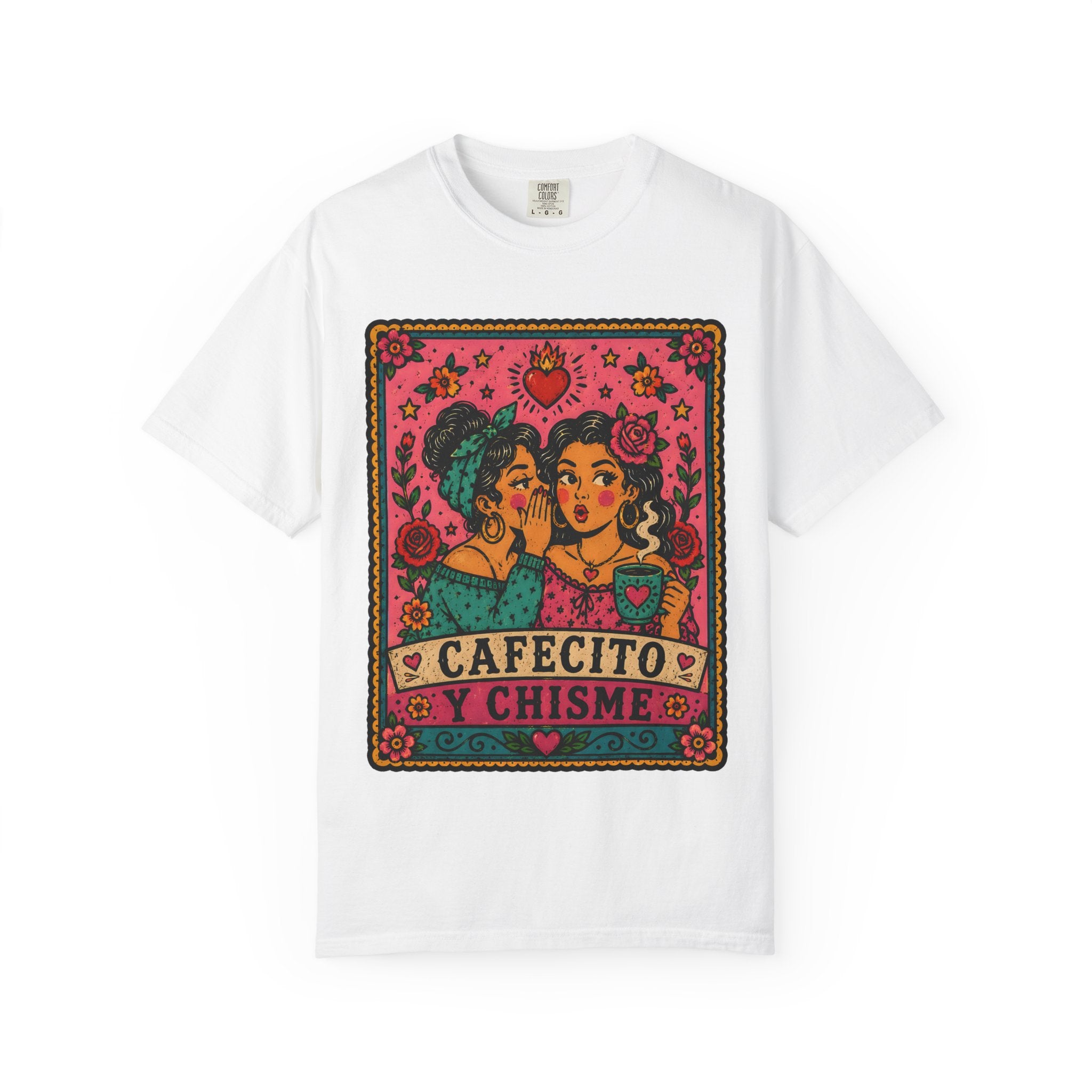 Cafecito y Chisme Graphic T-Shirt