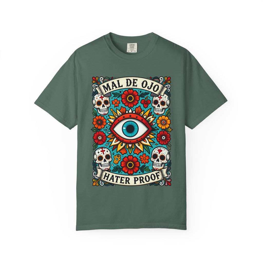 Mal De Ojo Hater Proof T-Shirt — Día de los Muertos Evil Eye Graphic Tee