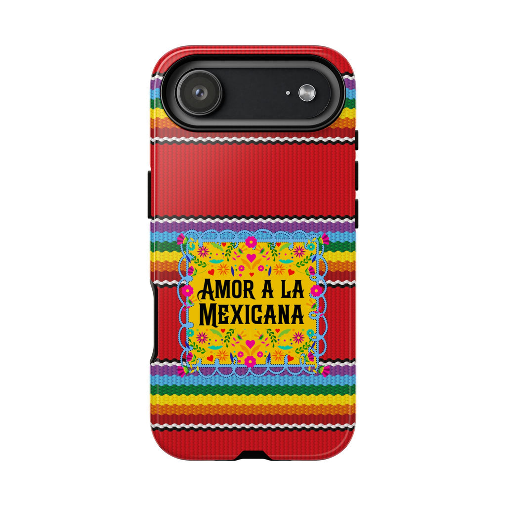 Phone Case — 'Amor a la Mexicana' Colorful Mexican Serape Design