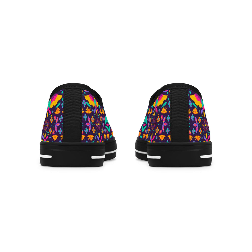 Low Top Sneakers — Colorful Boho Kaleidoscope Pattern for Women