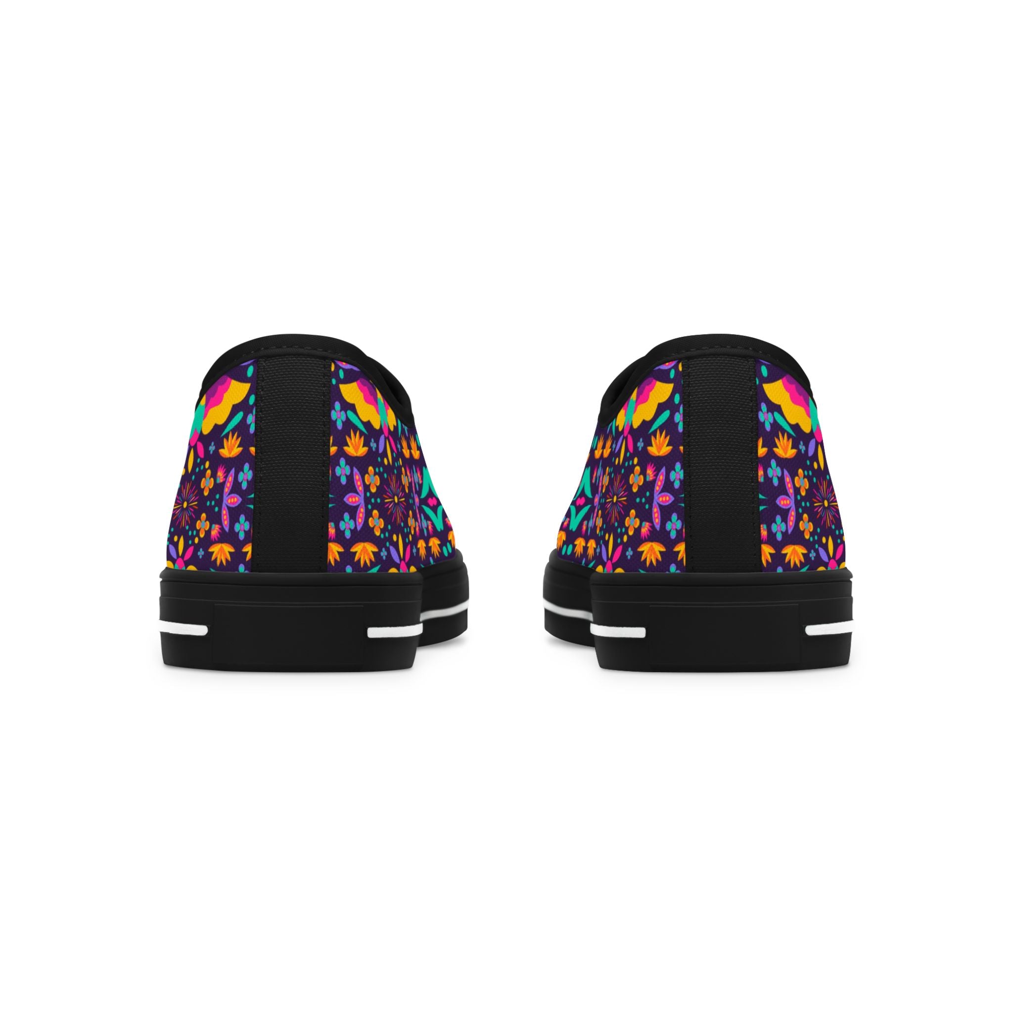 Low Top Sneakers — Colorful Boho Kaleidoscope Pattern for Women