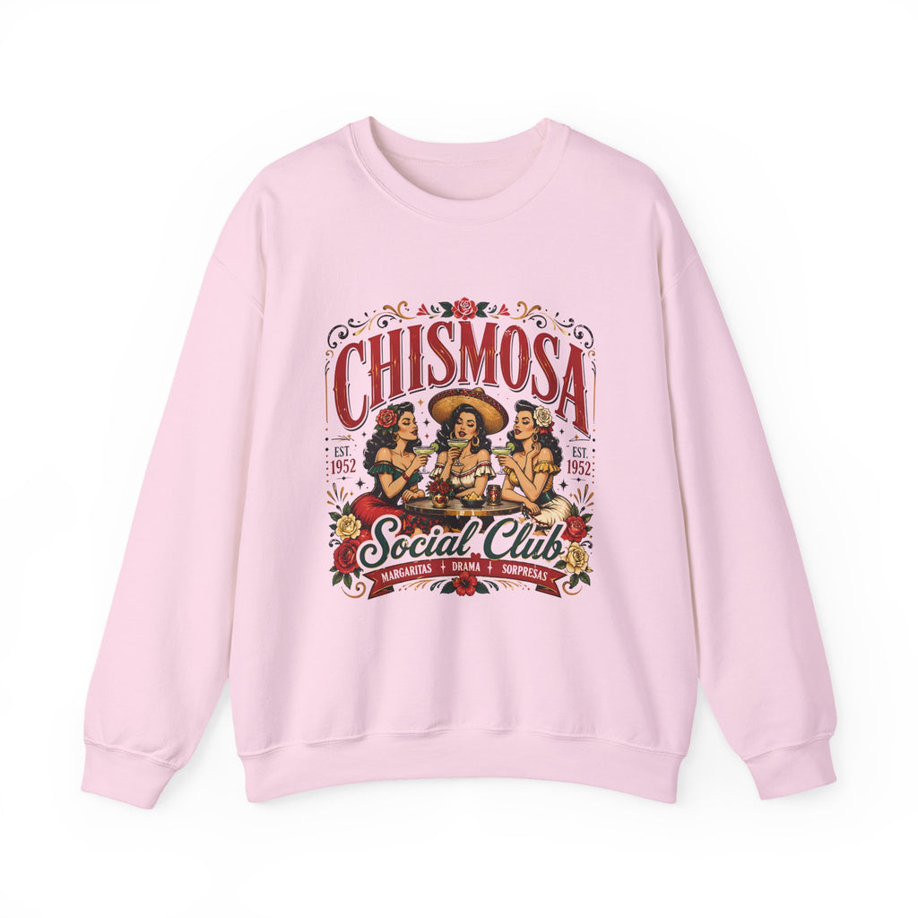 Chismosa Social Club Sweatshirt - Vintage Latina Gossip Crewneck