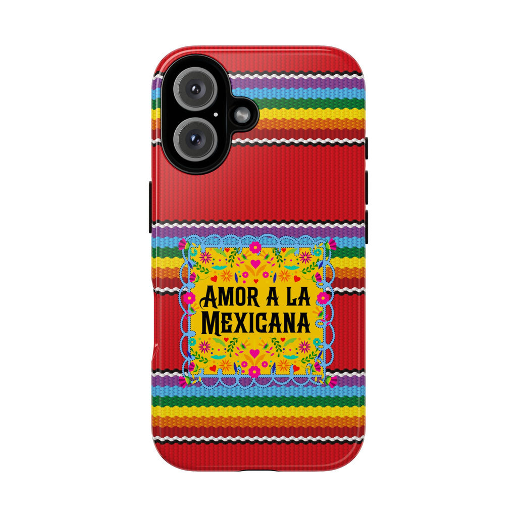 Phone Case — 'Amor a la Mexicana' Colorful Mexican Serape Design