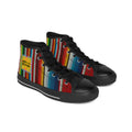 High-Top Sneakers — Colorful Mexican Serape Print “Amor a la Mexicana”