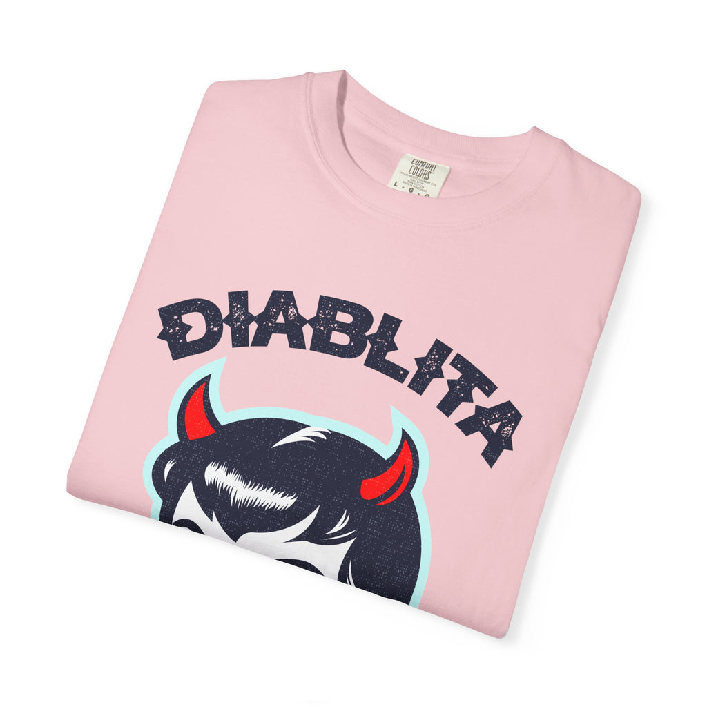 Diablita Pero Cute T-Shirt — Retro Devil Girl Graphic Tee