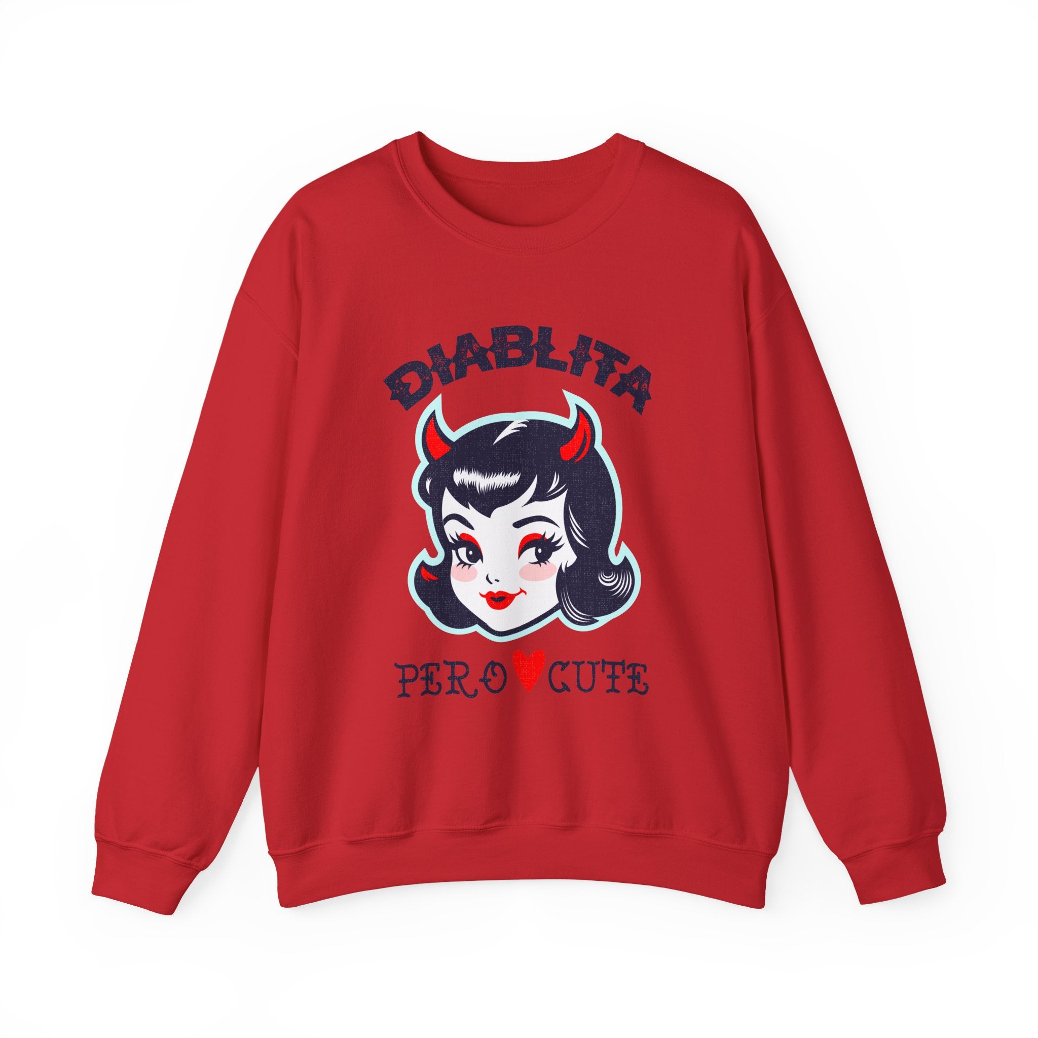 Diablita Pero Cute Crewneck Sweatshirt