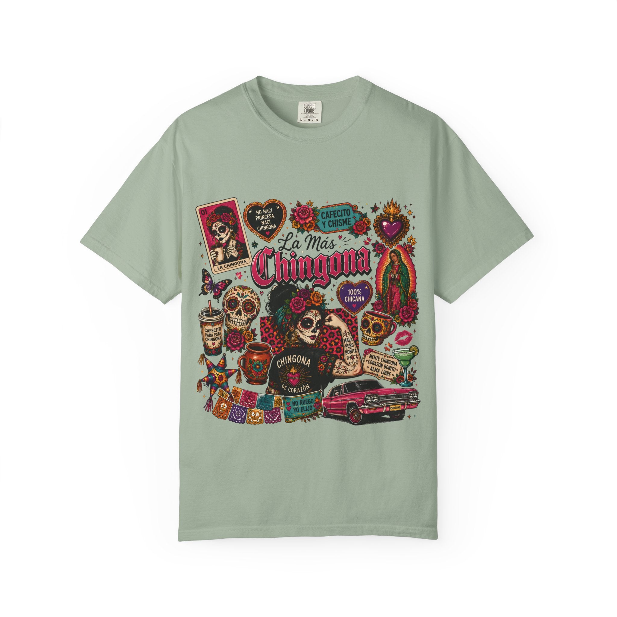 Chingona Dia de los Muertos T-Shirt