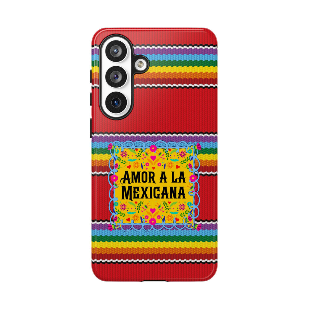 Phone Case — 'Amor a la Mexicana' Colorful Mexican Serape Design