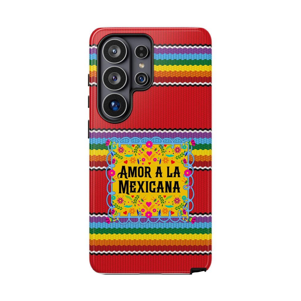 Phone Case — 'Amor a la Mexicana' Colorful Mexican Serape Design