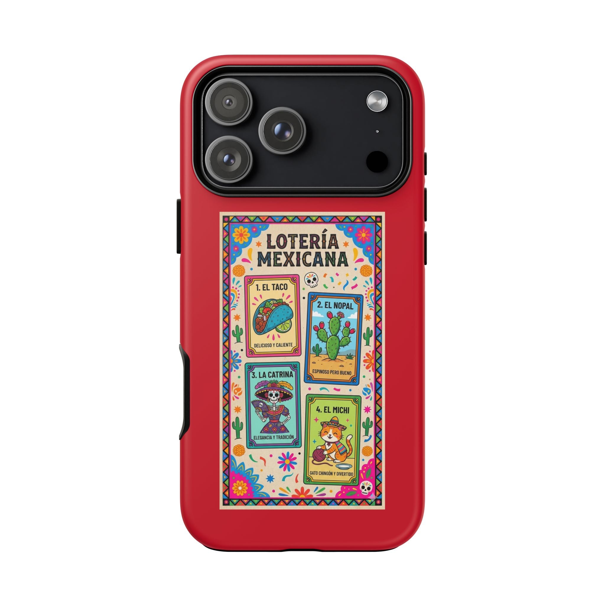 Lotería Mexicana Tough Phone Case — Colorful Mexican Bingo Art for iPhone