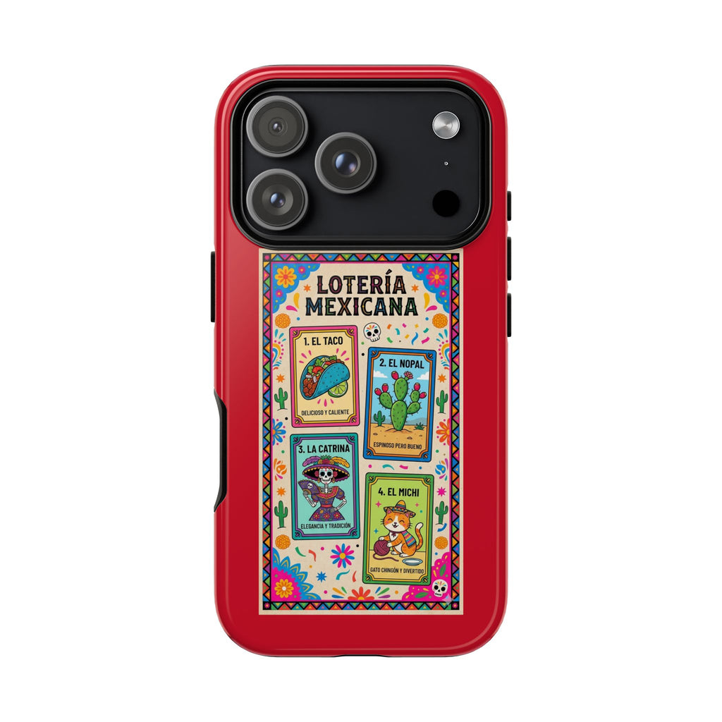 Lotería Mexicana Tough Phone Case — Colorful Mexican Bingo Art for iPhone