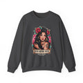 Crewneck Sweatshirt - "Gatos Before Vatos" Chicana Pin-Up Cat Lover Design