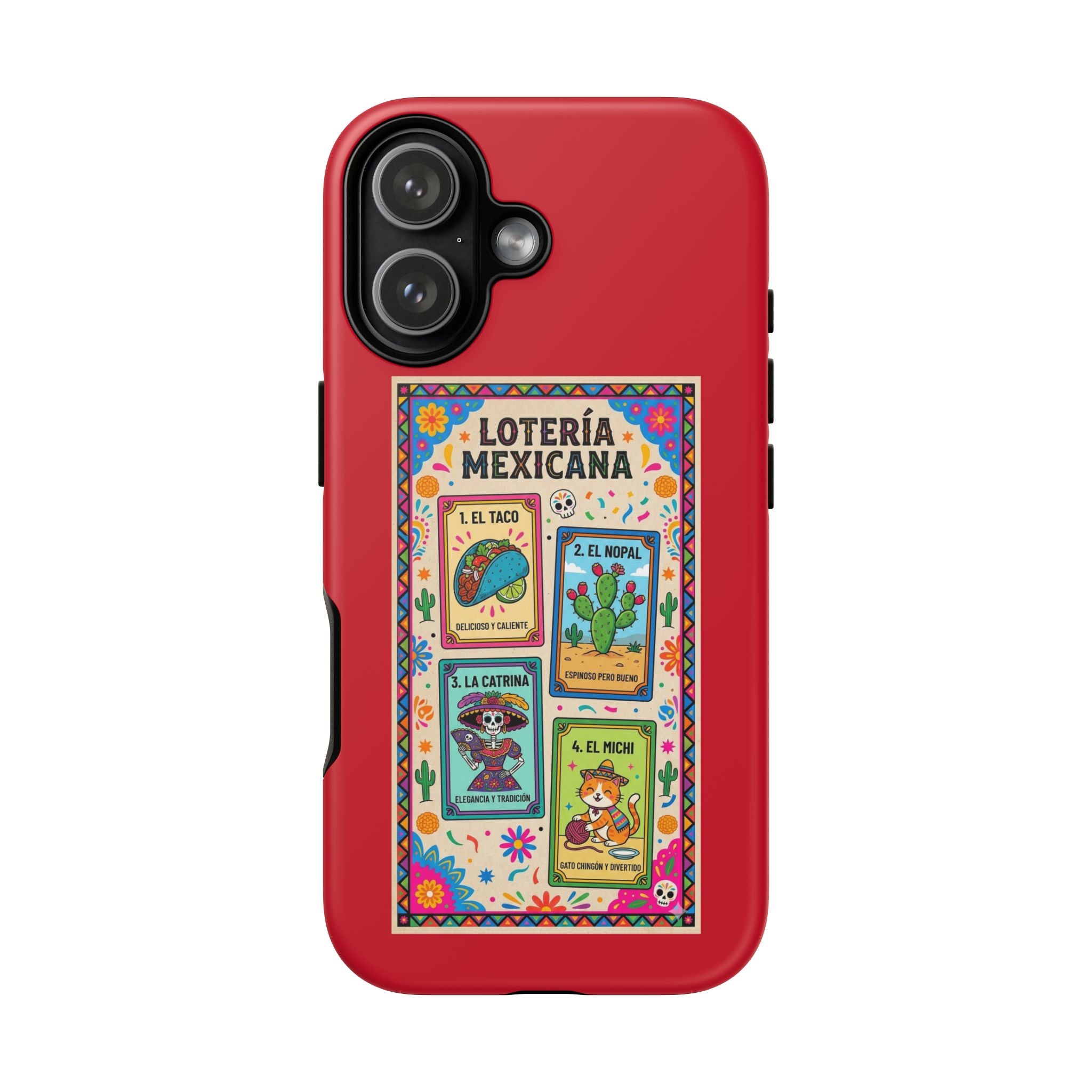 Lotería Mexicana Tough Phone Case — Colorful Mexican Bingo Art for iPhone