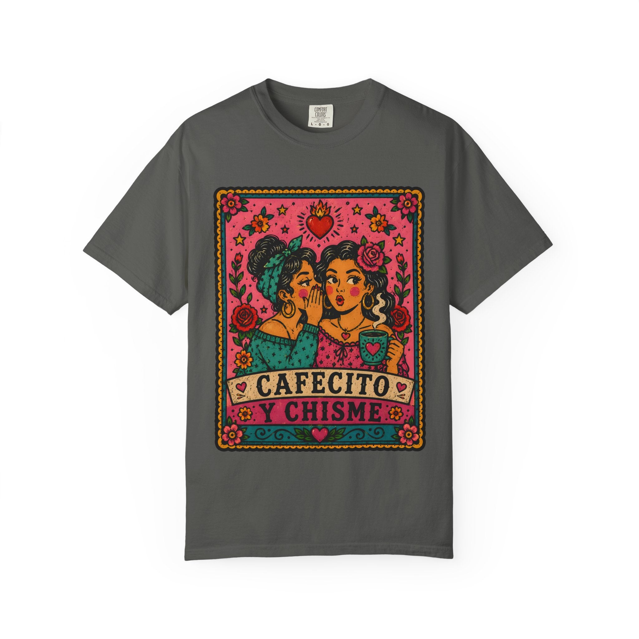 Cafecito y Chisme Graphic T-Shirt