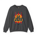 La Jefa floral crewneck white - bold floral boss Latina pride sweatshirt gift