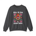 Crewneck Sweatshirt — "Mal de Ojo" Hater Proof Folk Heart Design