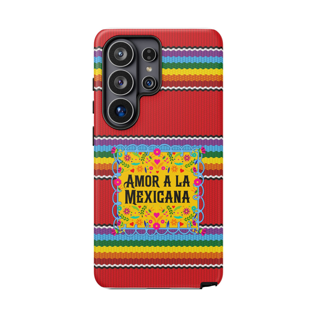 Phone Case — 'Amor a la Mexicana' Colorful Mexican Serape Design
