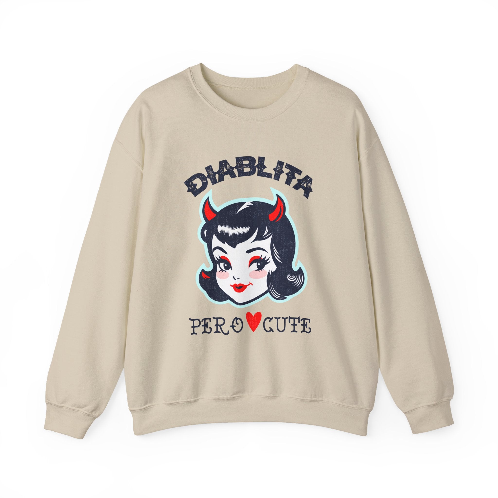 Diablita Pero Cute Crewneck Sweatshirt