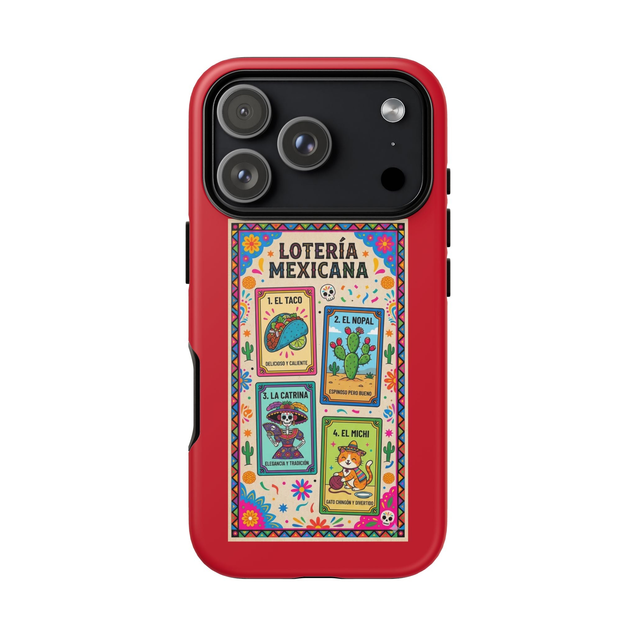 Lotería Mexicana Tough Phone Case — Colorful Mexican Bingo Art for iPhone