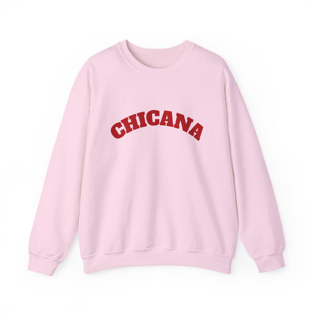 Chicana Crewneck Sweatshirt — La Chicana Vintage Rose Graphic