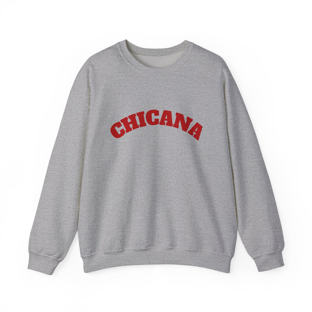 Chicana Crewneck Sweatshirt — La Chicana Vintage Rose Graphic
