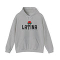 Latina Rose Hoodie — Bold Script Floral Pullover