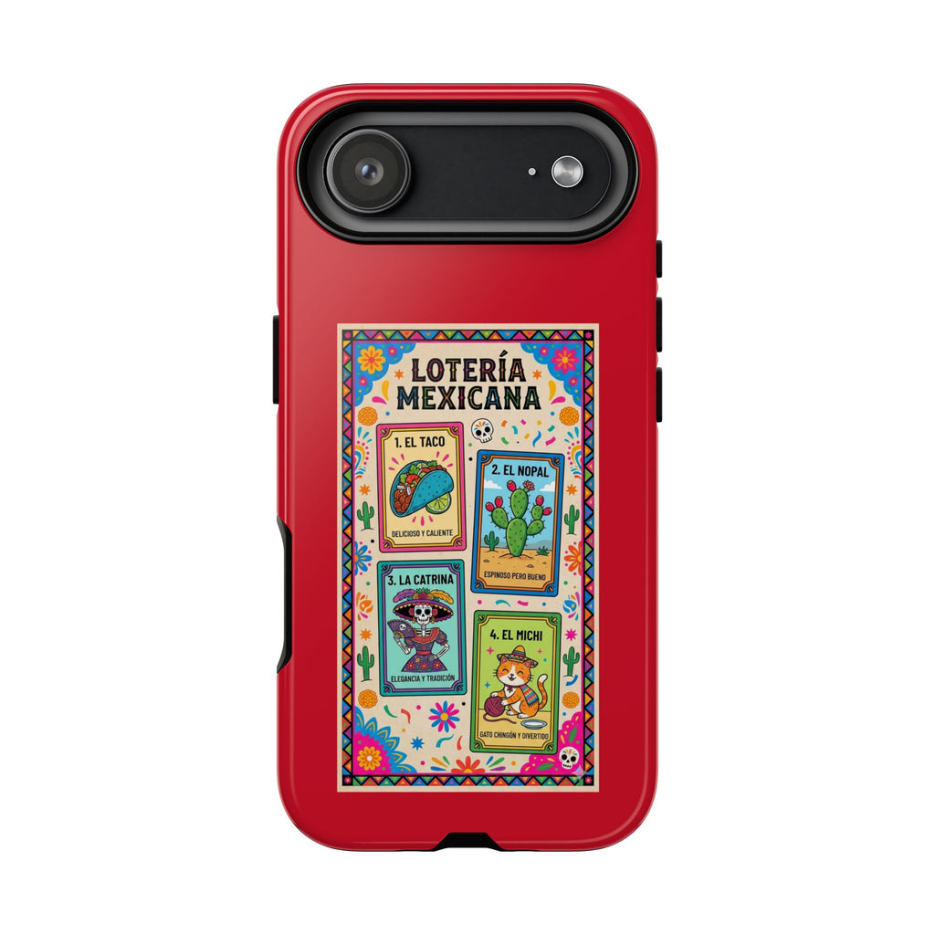 Lotería Mexicana Tough Phone Case — Colorful Mexican Bingo Art for iPhone