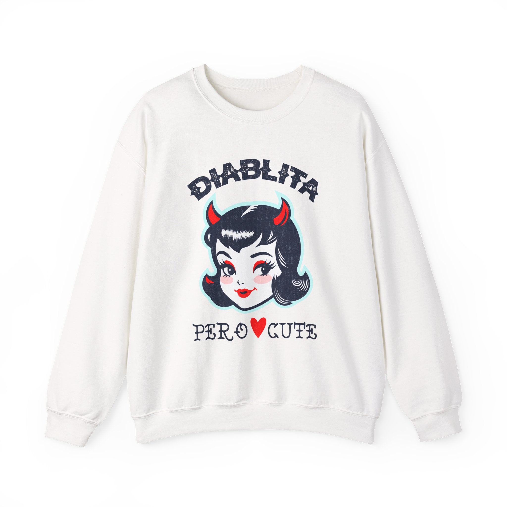 Diablita Pero Cute Crewneck Sweatshirt
