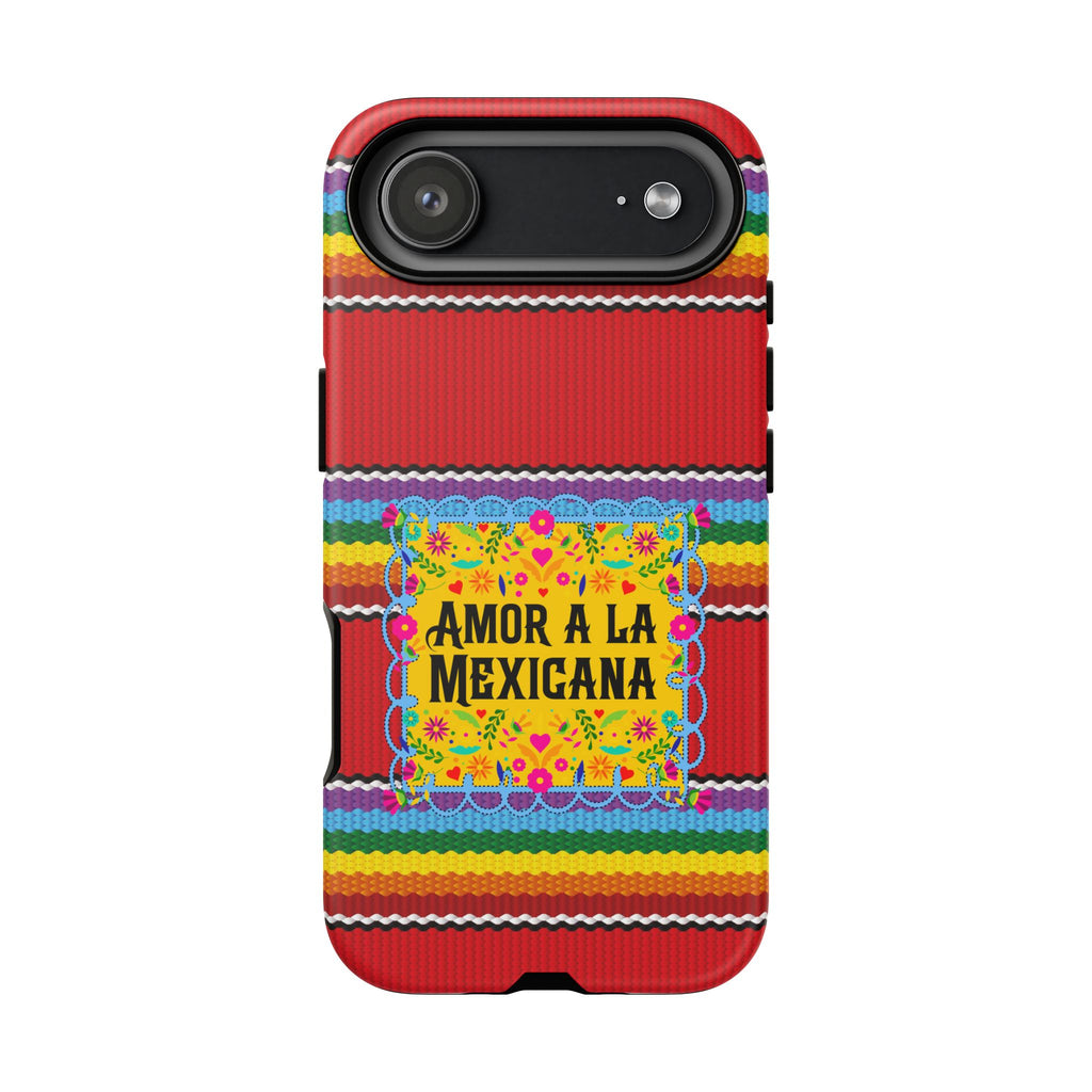 Phone Case — 'Amor a la Mexicana' Colorful Mexican Serape Design