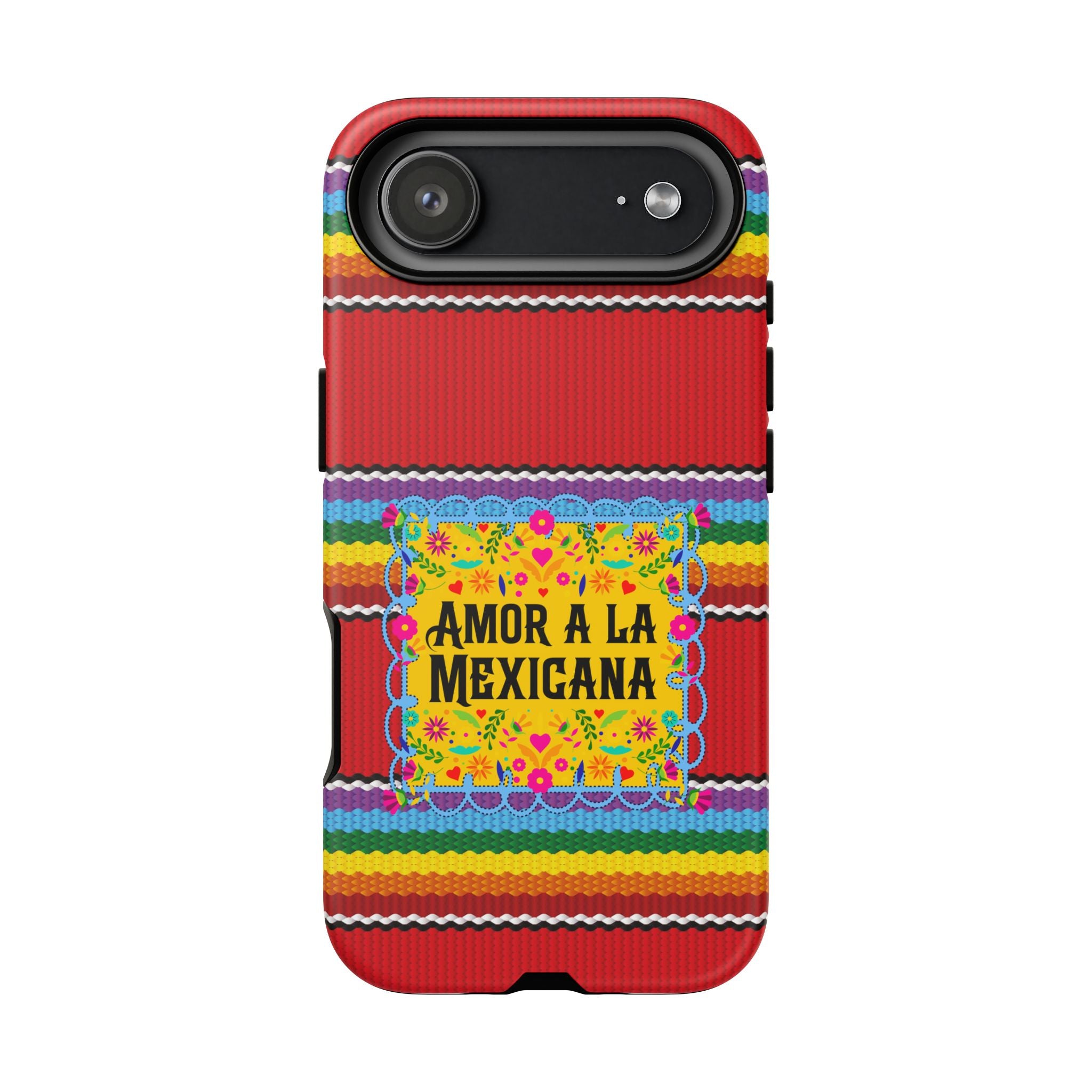 Phone Case — 'Amor a la Mexicana' Colorful Mexican Serape Design
