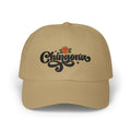 Chingona Embroidered Dad Cap — Rose Script Baseball Hat